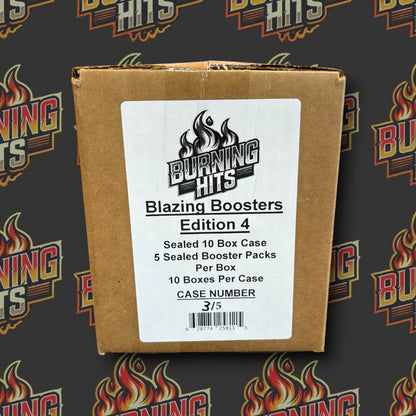 Burning Hits Pokemon Blazing Boosters Box - 4th Edition [TEST]