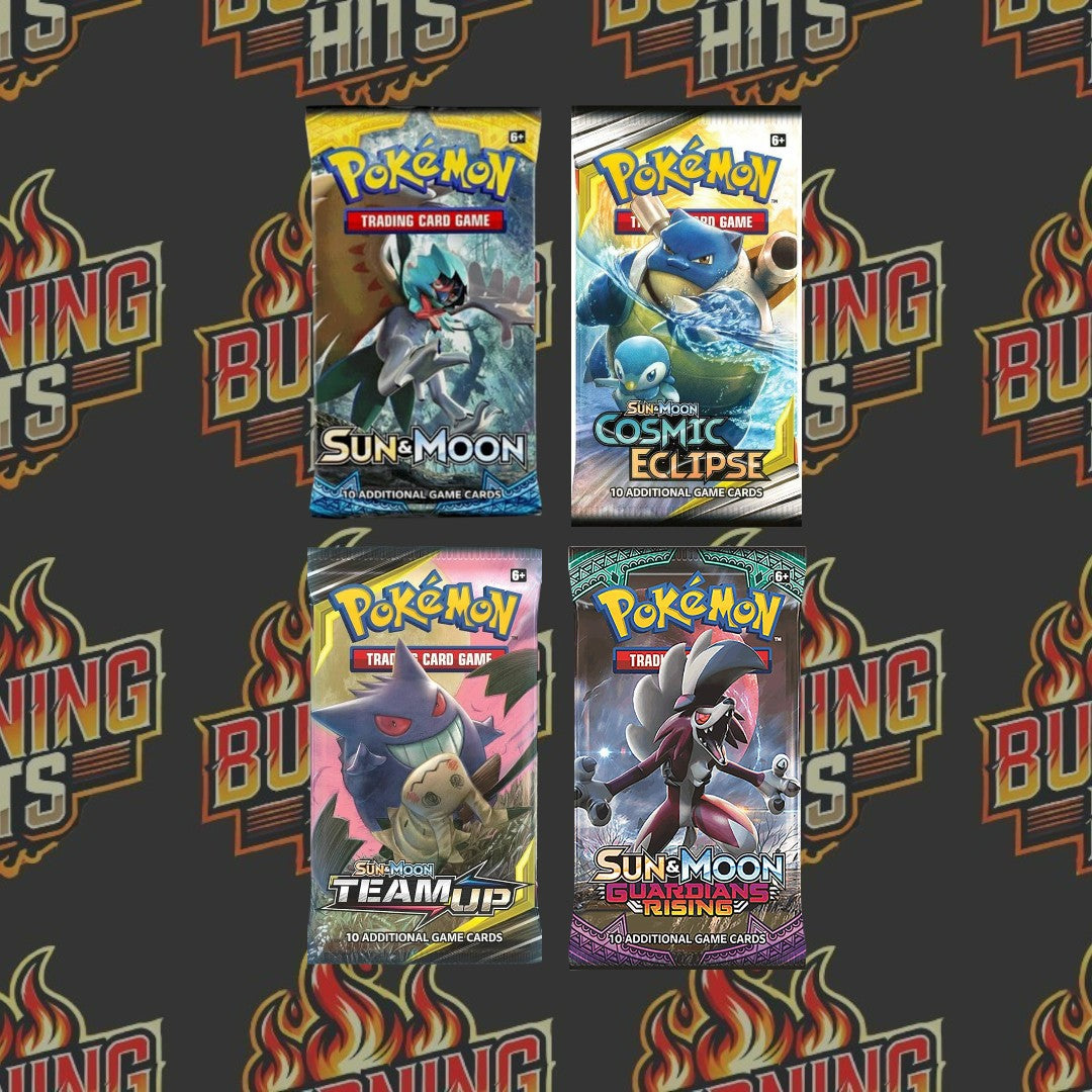 Burning Hits Pokemon Blazing Boosters Box - 4th Edition [TEST]
